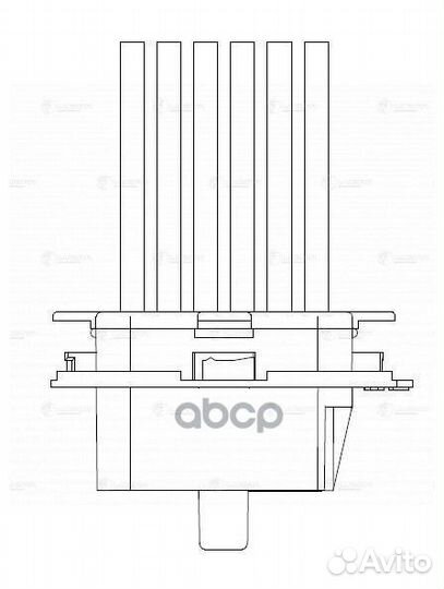 Резистор э/вент. отоп.Mercedes-Benz Sprinter (9