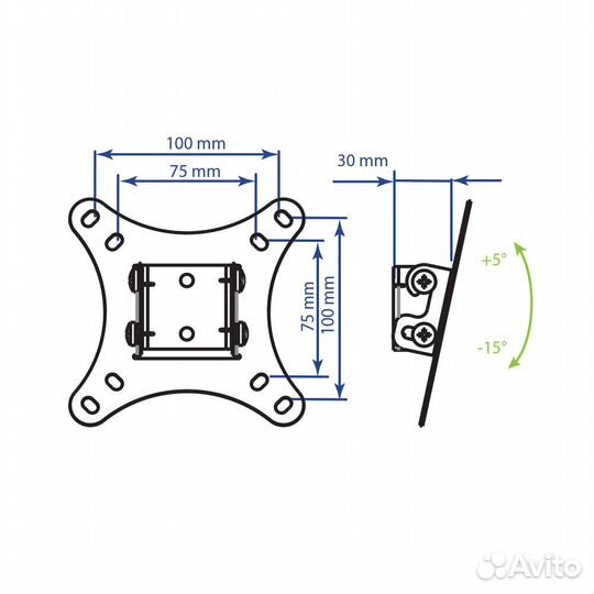 Настенный кронштейн для LED/LCD