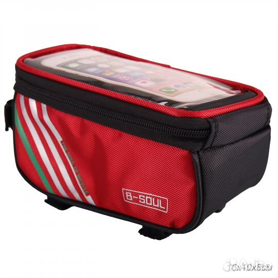 Сумка велосипедная на раму B-soul MiniBo Красный