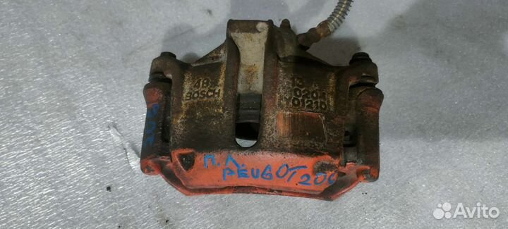 Суппорт тормозной передний левый Peugeot 206