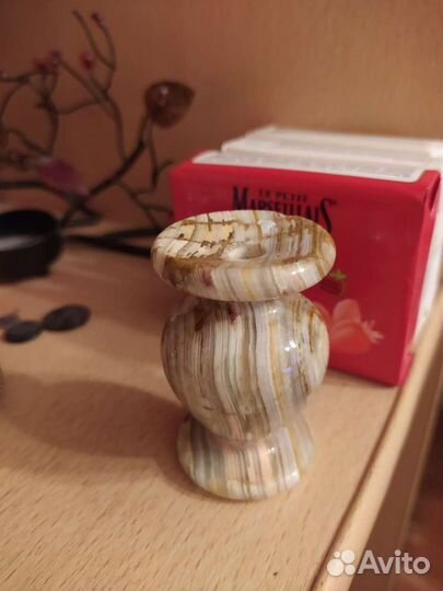 Подсвечник из натурального камня