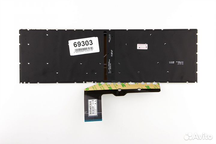 Клавиатура для HP Envy x360 15-ED серебро с подсв