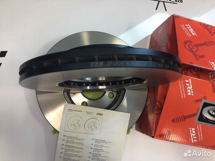 Перед Торм. Диск TRW Hyundai/Kia
