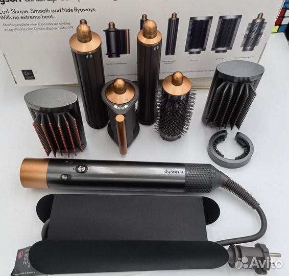 Стайлер dyson airwrap complete long hs05 nickel