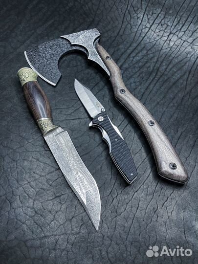 Мужской подарочный набор Топор и 2 ножа