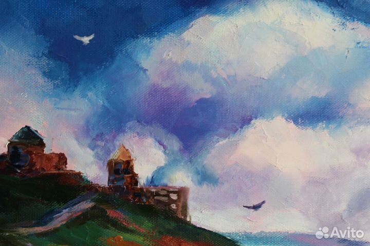 Картина маслом на холсте 