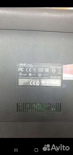 Ноутбук asus х552е