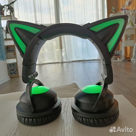 Наушники с подсветкой ушки