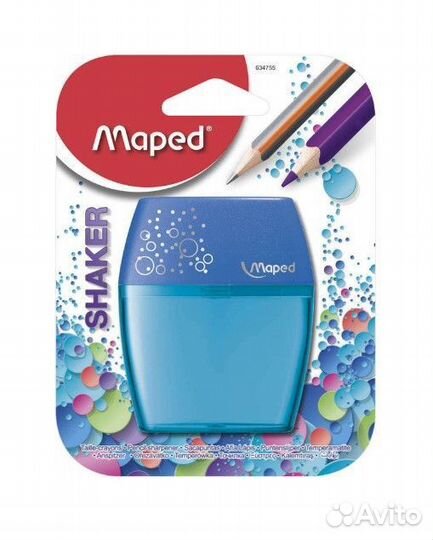 Точилка Shaker с контейнером 2 отверстия