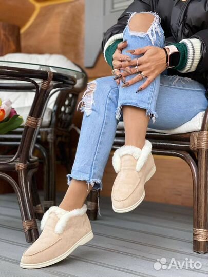 Лоферы зима Loro piana