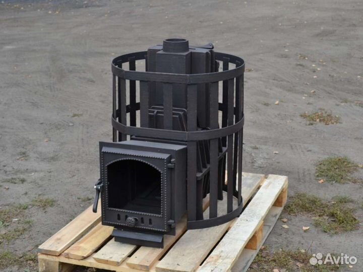 Чугунный печь камин для бани Сарафоново