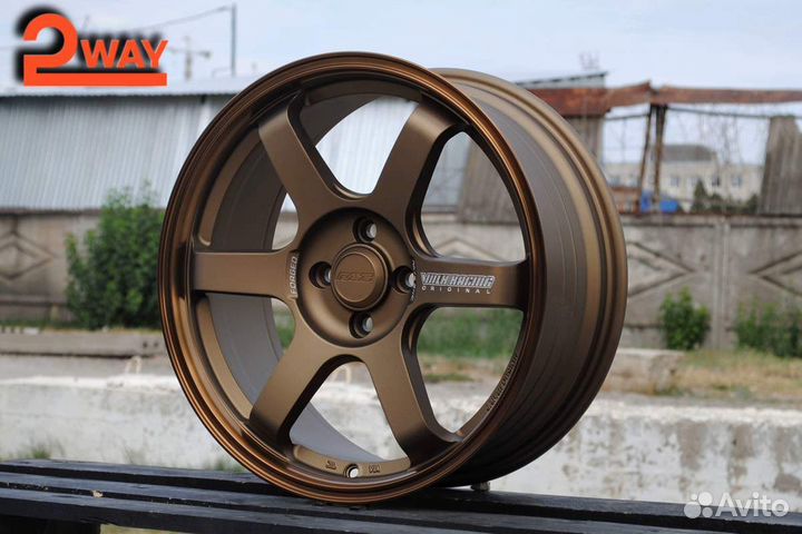 R17 Volk Racing TE37SL 7.5J ET35 4*100 (RV27)