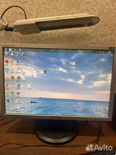 Игровой компьютер с монитором