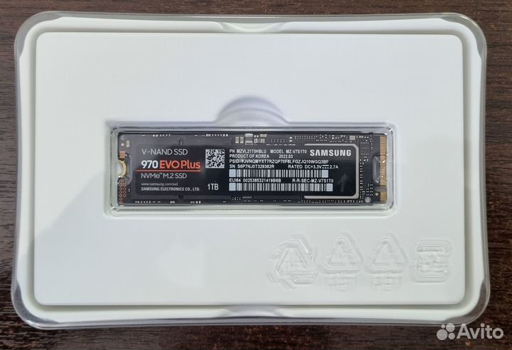 SSD nvme Samsung 970 EVO plus 1 Tb