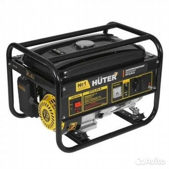 Бензиновый генератор Huter DY4,0LA, 220 В, 3.3кВт
