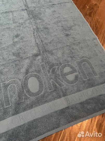 Полотенце 70 х 140 синее