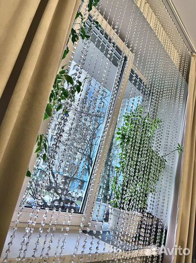 Хрустальные шторы дождь декор