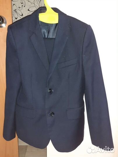 Школьный костюм для мальчика 134 синий