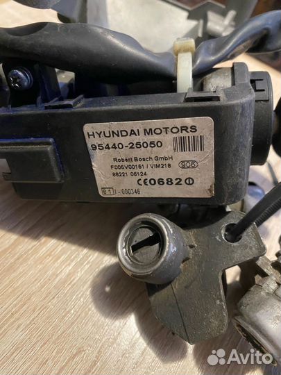 Замок зажигания hyundai акцент