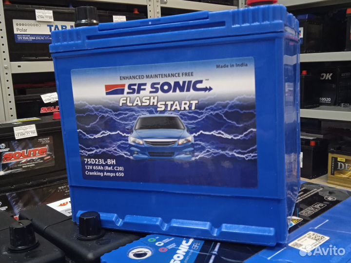 Аккумулятор автомобильный Sonic 65ач