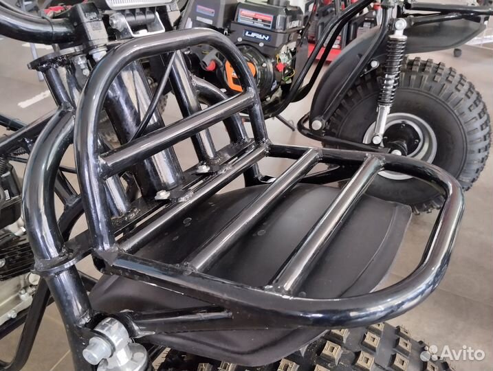 Мотовездеход Атаман на шинах низкого давления