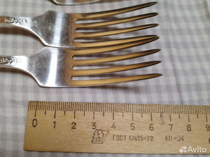 Вилка мельхиор Пламя мнц