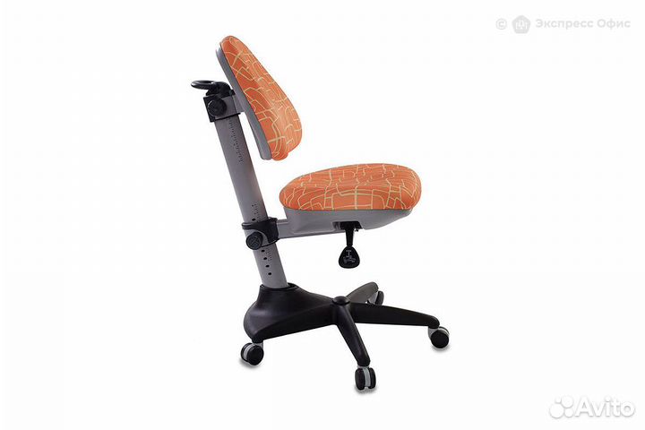 Кресло компьютерное детское Бюрократ KD-2/G/giraff