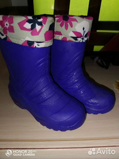 Сапоги пенка для девочки