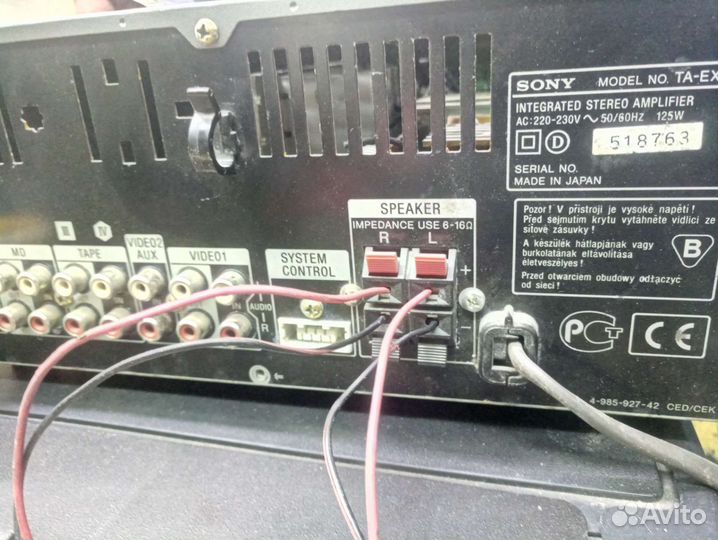 Усилитель sony TA-EX66