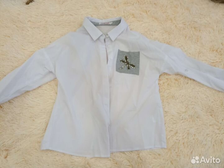 Рубашка школьная для девочки