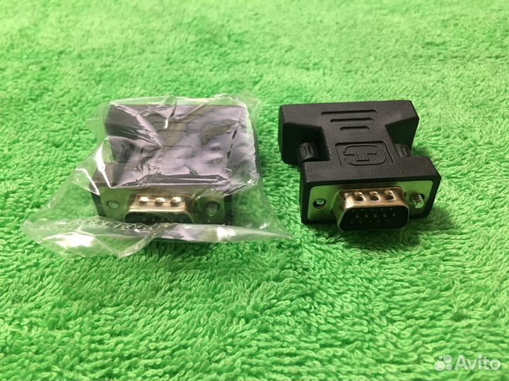 Переходник DVI-I (F) -VGA, черный