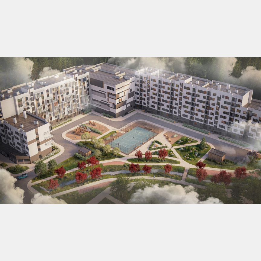 1-к. квартира, 43,4 м², 4/8 эт.