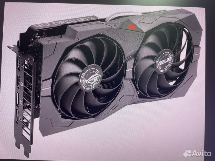 Видеокарта asus rog strix 1660 Super 6 gb OC