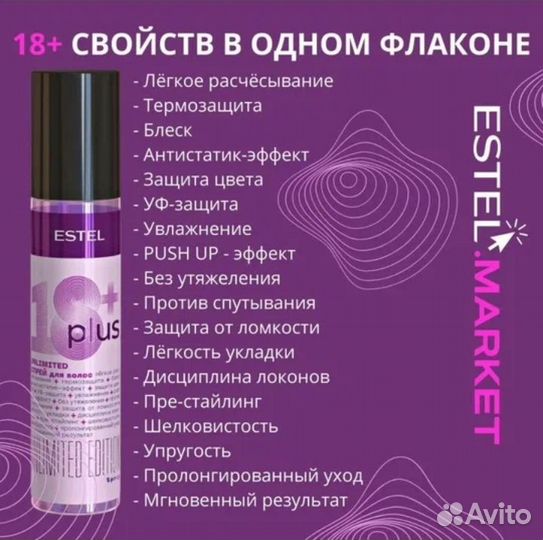 Спрей 18+, 200мл, Estel