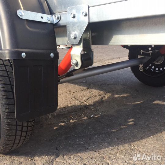 Прицеп сст-7132-02 2,4х1,2 оцинкованный, низ. тент