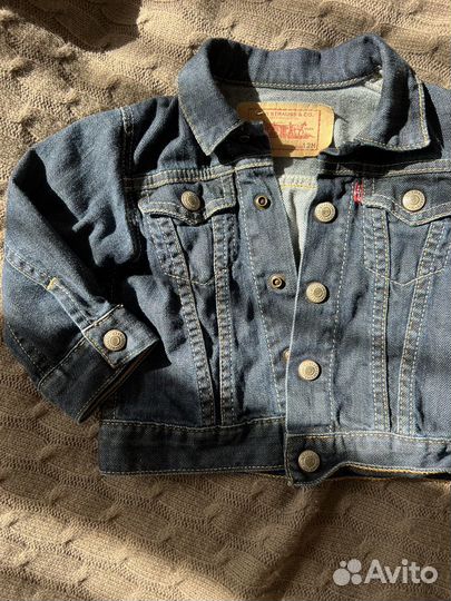 Джинсовая куртка levis детская 12 мес