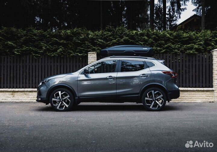 Автобокс LUX 450 л(2-х стороннее открытие матовый)