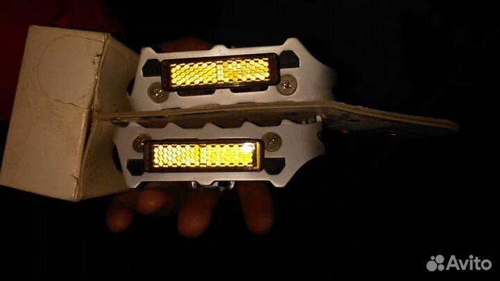 Педали btwin железные новые