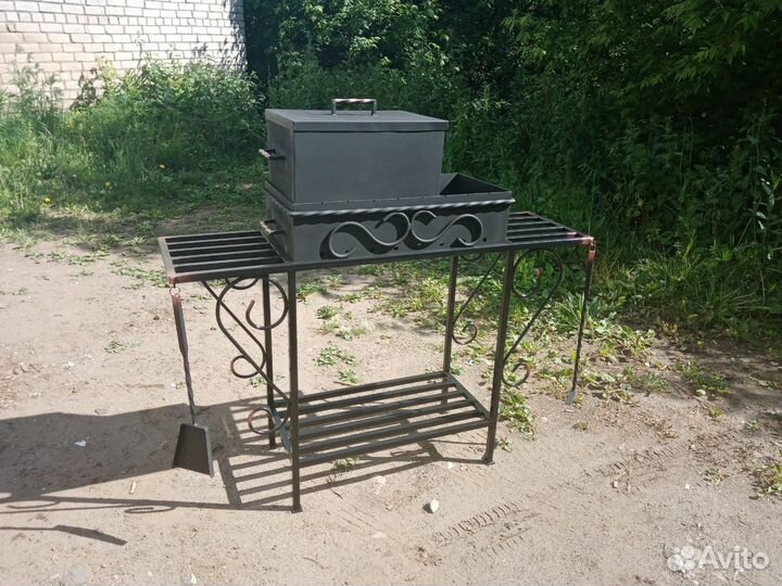 Мангал-коптильня