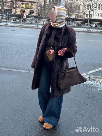Шуба натуральная норковая
