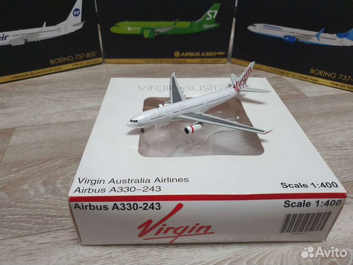 Модель самолета airbus a330-243 Virgin Australia
