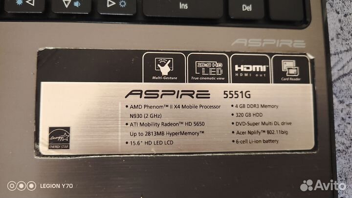 Ноутбук acer бу