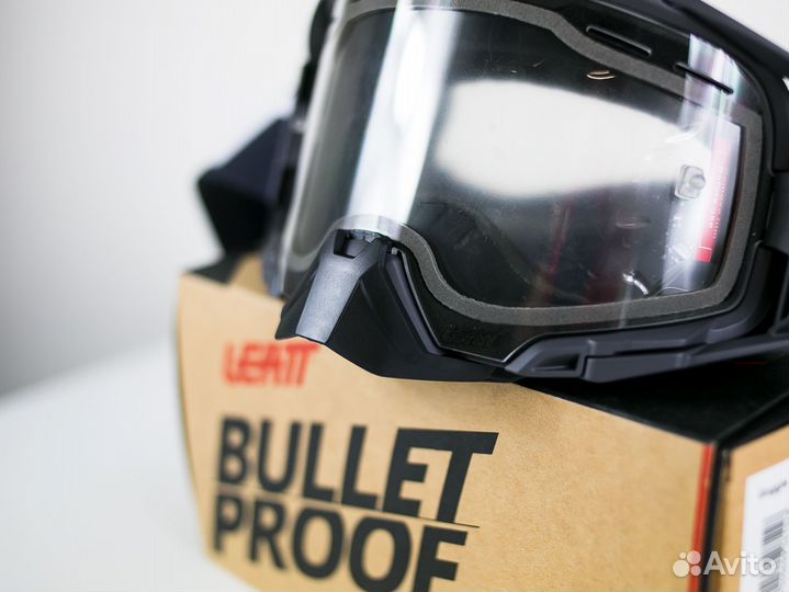 Очки Leatt Velocity 6.5 Enduro Graphite Clear