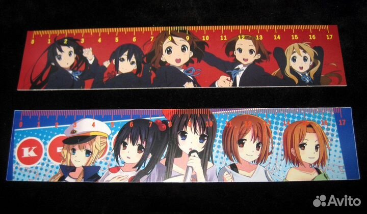 Линейки, блокноты, открытки аниме