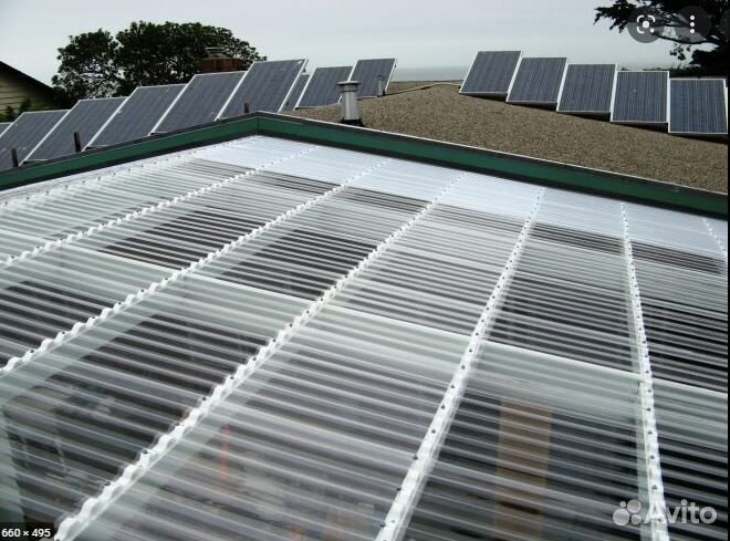 Профилированный поликарбонат прозрачный