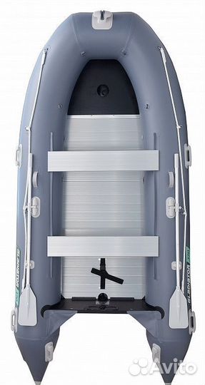 Надувная лодка gladiator C370AL серая