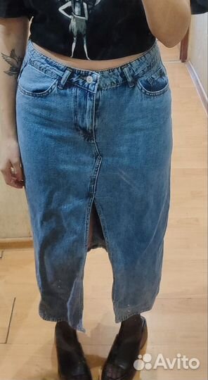 Джинсовая юбка