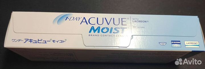Линзы контактные однодневные acuvue moist