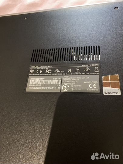 Ноутбук Asus (Intel core i7, SSD 256 Гб)