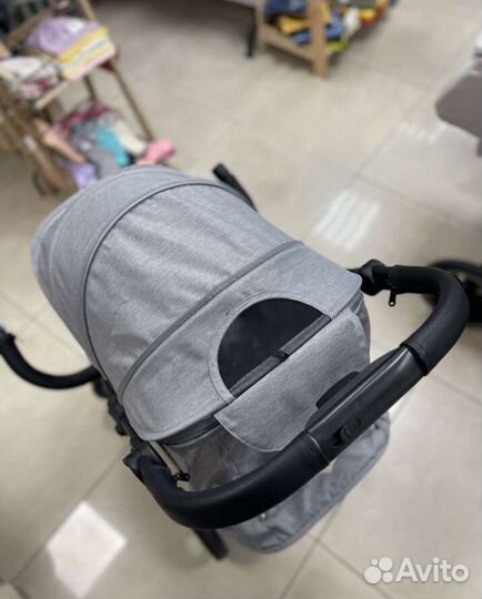 Коляска baballo 2024 Новая (Grey black)